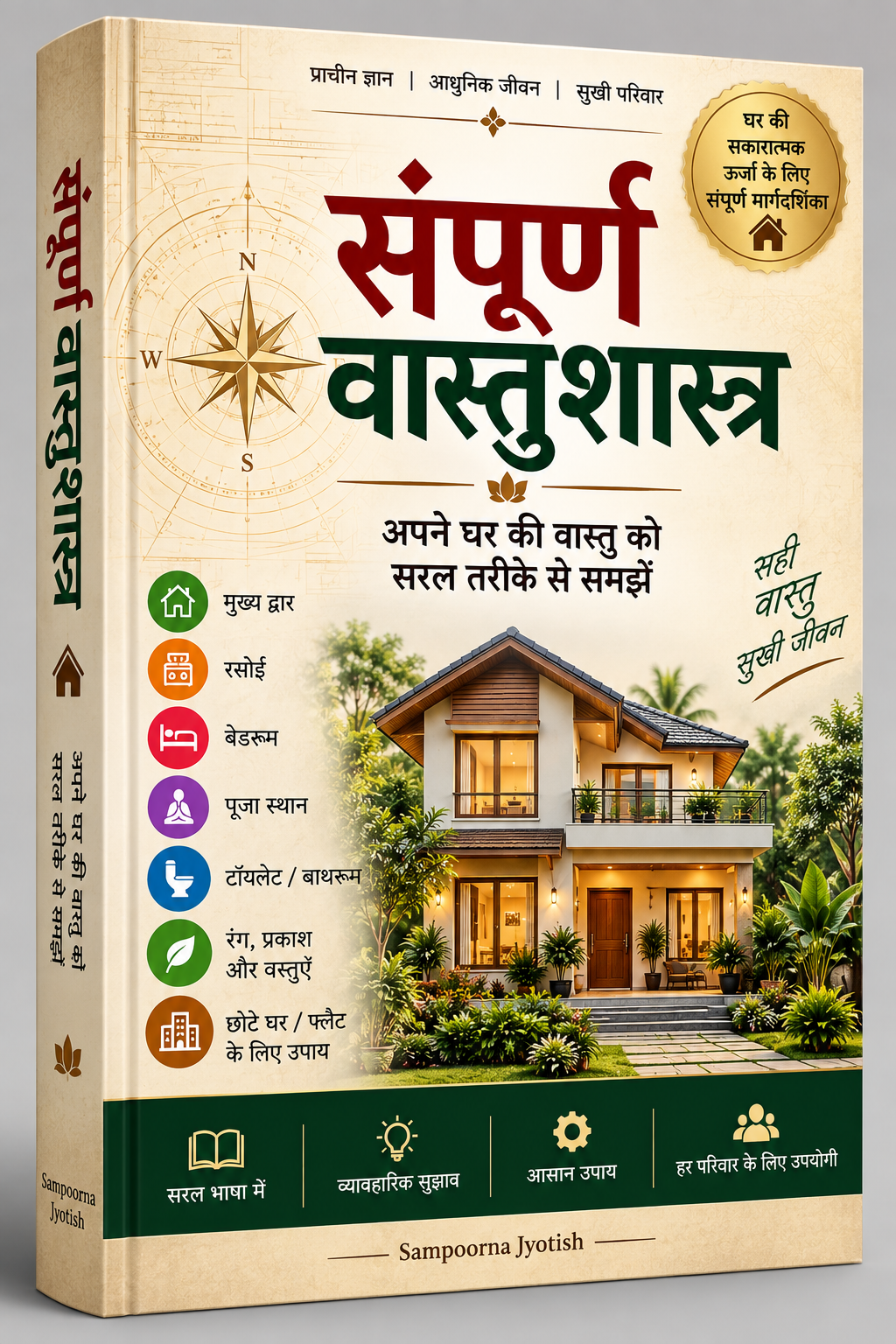संपूर्ण वास्तुशास्त्र digital ebook cover
